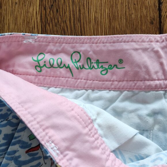 Lilly Pulitzer ~ Callahan Shorts ~ Get Nauti ~ Size 00 ~ Pre-Owned - Picture 8 of 12